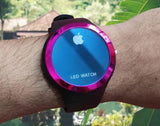 Led Sports Watch For For Men And Women - Random Color Ring Led