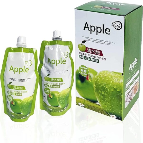 Apple Ammonia-free 2 In 1 Black Hair Cream, 100% Organic Black Hair Dye- Natural Black Hair Color Cream 1000ml