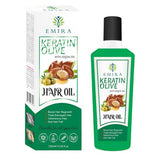Pack Of 3 – Emira Keratin Olive With Argan Hair Oil | Red Onion With Black Seed Hair Oil | Rice + Collagen With Minerals Hair Oil – 120ml